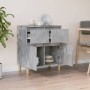 Aparador de madera contrachapada gris hormigón 60x35x70 cm de vidaXL, Aparadores - Ref: Foro24-819680, Precio: 59,86 €, Descu...