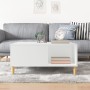 Mesa de centro madera contrachapada blanco 80x80x36,5 cm de vidaXL, Mesas de centro - Ref: Foro24-821092, Precio: 67,69 €, De...