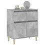 Concrete gray plywood sideboard 60x35x70 cm by vidaXL, Sideboards - Ref: Foro24-819680, Price: 59,13 €, Discount: %