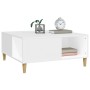 Mesa de centro madera contrachapada blanco 80x80x36,5 cm de vidaXL, Mesas de centro - Ref: Foro24-821092, Precio: 67,69 €, De...
