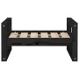 Cama para perros madera maciza de pino negro 55,5x45,5x28 cm en Camas para perros | Comprar online en Foru.es
