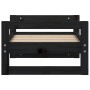 Cama para perros madera maciza de pino negro 55,5x45,5x28 cm en Camas para perros | Comprar online en Foru.es