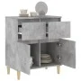 Concrete gray plywood sideboard 60x35x70 cm by vidaXL, Sideboards - Ref: Foro24-819680, Price: 59,13 €, Discount: %