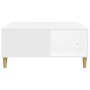 Mesa de centro madera contrachapada blanco 80x80x36,5 cm de vidaXL, Mesas de centro - Ref: Foro24-821092, Precio: 67,69 €, De...