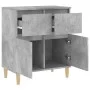 Concrete gray plywood sideboard 60x35x70 cm by vidaXL, Sideboards - Ref: Foro24-819680, Price: 59,13 €, Discount: %