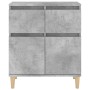 Aparador de madera contrachapada gris hormigón 60x35x70 cm de vidaXL, Aparadores - Ref: Foro24-819680, Precio: 59,86 €, Descu...