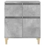 Concrete gray plywood sideboard 60x35x70 cm by vidaXL, Sideboards - Ref: Foro24-819680, Price: 59,13 €, Discount: %