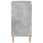 Aparador de madera contrachapada gris hormigón 60x35x70 cm de vidaXL, Aparadores - Ref: Foro24-819680, Precio: 59,86 €, Descu...