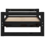 Cama para perros madera maciza de pino negro 65,5x50,5x28 cm en Camas para perros | Comprar online en Foru.es
