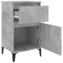 Mesita de noche gris hormigón 40x35x70 cm de vidaXL, Mesitas de noche - Ref: Foro24-819716, Precio: 52,15 €, Descuento: %