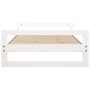 Cama para perros madera maciza de pino blanco 95,5x65,5x28 cm en Camas para perros | Comprar online en Foru.es