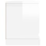 Mueble de TV madera contrachapada blanco brillo 100x35,5x45 cm de vidaXL, Muebles TV - Ref: Foro24-816458, Precio: 59,97 €, D...