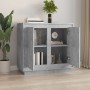 Aparador de madera contrachapada gris hormigón 80x34x75 cm de vidaXL, Aparadores - Ref: Foro24-819888, Precio: 81,63 €, Descu...