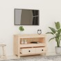 Mueble de TV de madera maciza de pino 79x35x52 cm en Muebles TV | Comprar online en Foru.es