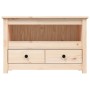 Mueble de TV de madera maciza de pino 79x35x52 cm en Muebles TV | Comprar online en Foru.es