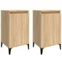 Nightstands 2 pcs oak plywood 40x35x70 cm by vidaXL, Nightstands - Ref: Foro24-819651, Price: 67,19 €, Discount: %