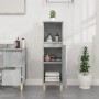 Armario de baño madera contrachapada gris hormigón 30x30x100 cm de vidaXL, Muebles de baño - Ref: Foro24-819808, Precio: 54,1...