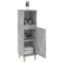 Armario de baño madera contrachapada gris hormigón 30x30x100 cm de vidaXL, Muebles de baño - Ref: Foro24-819808, Precio: 54,1...