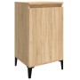 Mesitas de noche 2 uds madera contrachapada roble 40x35x70 cm de vidaXL, Mesitas de noche - Ref: Foro24-819651, Precio: 67,88...