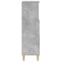 Armario de baño madera contrachapada gris hormigón 30x30x100 cm de vidaXL, Muebles de baño - Ref: Foro24-819808, Precio: 54,1...
