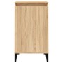Mesitas de noche 2 uds madera contrachapada roble 40x35x70 cm de vidaXL, Mesitas de noche - Ref: Foro24-819651, Precio: 67,88...