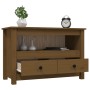 Mueble de TV madera maciza de pino marrón miel 79x35x52 cm en Muebles TV | Comprar online en Foru.es