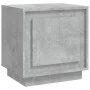 Concrete gray plywood bedside table 44x35x45 cm by vidaXL, Nightstands - Ref: Foro24-819844, Price: 35,67 €, Discount: %