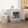 Mesita de noche madera contrachapada gris hormigón 44x35x45 cm de vidaXL, Mesitas de noche - Ref: Foro24-819844, Precio: 36,0...