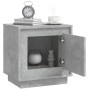 Mesita de noche madera contrachapada gris hormigón 44x35x45 cm de vidaXL, Mesitas de noche - Ref: Foro24-819844, Precio: 36,0...