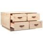 Mesa de centro de madera maciza de pino 80x80x45 cm en Mesas de centro | Comprar online en Foru.es