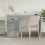 Escritorio y cajón madera contrachapada gris Sonoma 115x50x75cm de vidaXL, Escritorios - Ref: Foro24-816478, Precio: 91,79 €,...