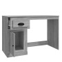 Escritorio y cajón madera contrachapada gris Sonoma 115x50x75cm de vidaXL, Escritorios - Ref: Foro24-816478, Precio: 91,79 €,...