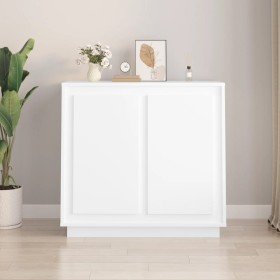 Aparador de madera contrachapada blanco 80x34x75 cm de vidaXL, Aparadores - Ref: Foro24-819884, Precio: 92,32 €, Descuento: %