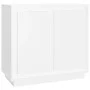Aparador de madera contrachapada blanco 80x34x75 cm de vidaXL, Aparadores - Ref: Foro24-819884, Precio: 89,31 €, Descuento: %