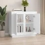 Aparador de madera contrachapada blanco 80x34x75 cm de vidaXL, Aparadores - Ref: Foro24-819884, Precio: 89,31 €, Descuento: %