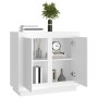 Aparador de madera contrachapada blanco 80x34x75 cm de vidaXL, Aparadores - Ref: Foro24-819884, Precio: 92,32 €, Descuento: %