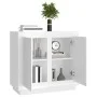 Aparador de madera contrachapada blanco 80x34x75 cm de vidaXL, Aparadores - Ref: Foro24-819884, Precio: 89,31 €, Descuento: %