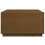 Mesa de centro madera maciza de pino marrón miel 80x80x45 cm en Mesas de centro | Comprar online en Foru.es
