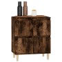 Aparador madera contrachapada color roble ahumado 60x35x70 cm de vidaXL, Aparadores - Ref: Foro24-821161, Precio: 60,05 €, De...