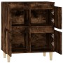 Aparador madera contrachapada color roble ahumado 60x35x70 cm de vidaXL, Aparadores - Ref: Foro24-821161, Precio: 60,05 €, De...