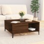 Mesa de centro madera contrachapada roble marrón 80x80x36,5 cm de vidaXL, Mesas de centro - Ref: Foro24-821107, Precio: 49,21...