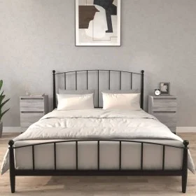 Mesitas de noche 2 uds color gris Sonoma 40x35x70 cm de vidaXL, Mesitas de noche - Ref: Foro24-819721, Precio: 85,06 €, Descu...