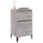 Mesitas de noche 2 uds color gris Sonoma 40x35x70 cm de vidaXL, Mesitas de noche - Ref: Foro24-819721, Precio: 86,14 €, Descu...
