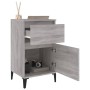 Mesitas de noche 2 uds color gris Sonoma 40x35x70 cm de vidaXL, Mesitas de noche - Ref: Foro24-819721, Precio: 86,14 €, Descu...