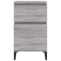 Mesitas de noche 2 uds color gris Sonoma 40x35x70 cm de vidaXL, Mesitas de noche - Ref: Foro24-819721, Precio: 86,14 €, Descu...