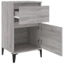 Mesitas de noche 2 uds color gris Sonoma 40x35x70 cm de vidaXL, Mesitas de noche - Ref: Foro24-819721, Precio: 86,14 €, Descu...