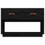 Mueble de TV madera maciza de pino negro 90x40x60 cm en Muebles TV | Comprar online en Foru.es