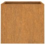 Jardinera de acero corten 42x40x39 cm en Macetas y jardineras | Comprar online en Foru.es