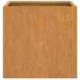 Jardinera de acero corten 42x40x39 cm en Macetas y jardineras | Comprar online en Foru.es