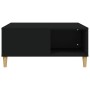 Mesa de centro madera contrachapada negro 80x80x36,5 cm de vidaXL, Mesas de centro - Ref: Foro24-821093, Precio: 49,74 €, Des...